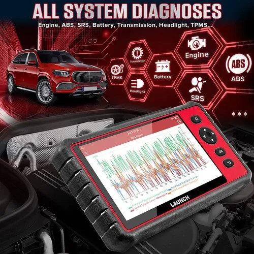 Диагностический сканер 2026 LAUNCH X431 CRP909E Car OBD2 Scanner Auto Diagnostic