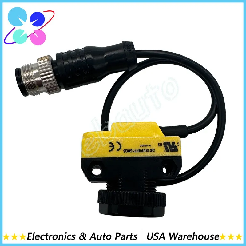 Фотоэлектрический датчик BANNER ENGINEERING QS18VP6FF150Q5 Photoelectric Sensor,