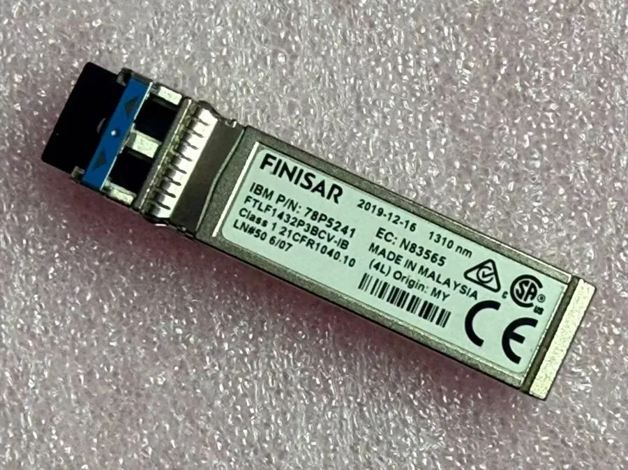 Трансивер IBM 78P5241 FINISAR FTLF1432P3BCV-IB 32G SFP28 SMF 1310nm LC Transceiv