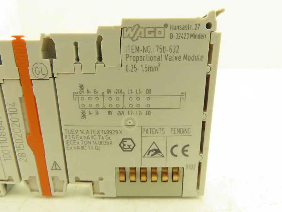 Клапан WAGO 750-632 Proportional Valve Module