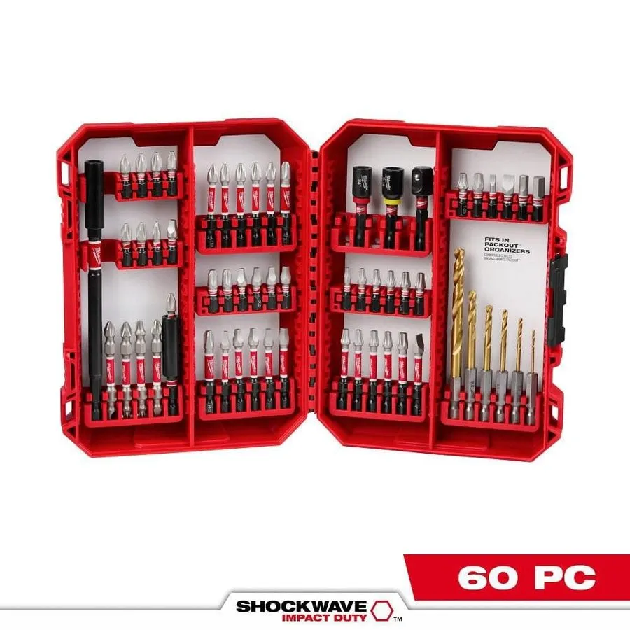 Режущий инструмент Milwaukee 48-32-4097 SHOCKWAVE Impact Duty Drill & Drive Set — фото лота 1
