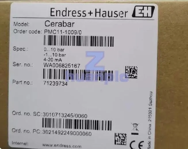 Датчик давления Endress+Hauser PMC11-AA1U1PBWBJA (PMC11-1009/0) Pressure Transmi