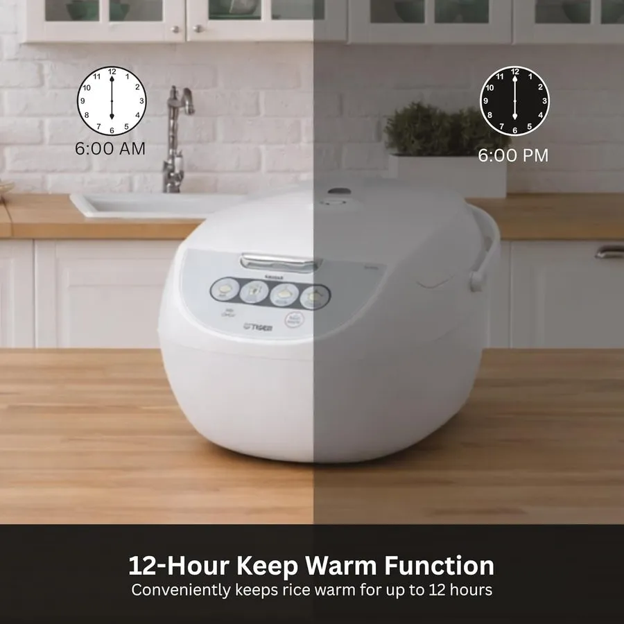 Рисоварка TIGER JBV-A10U 5.5-Cup (Uncooked) Micom Rice Cooker and Warmer with Ta — фото лота 3