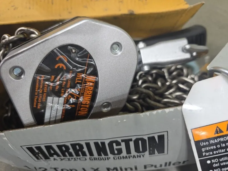 Таль HARRINGTON LX005-15 Lever Chain Hoist,15 ft.Hoist Lift 45NV39 — фото лота 2