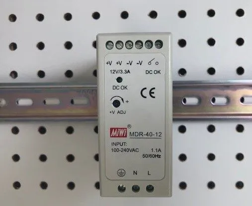 Блок питания Mean Well MDR-40-12 AC to DC Din Rail 100-240VAC 12V 40 Watt Power