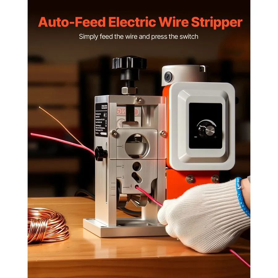 Станок для зачистки проводов Auto Wire Stripping Machine: 400W, 15m/min, 0.06-1. — фото лота 1
