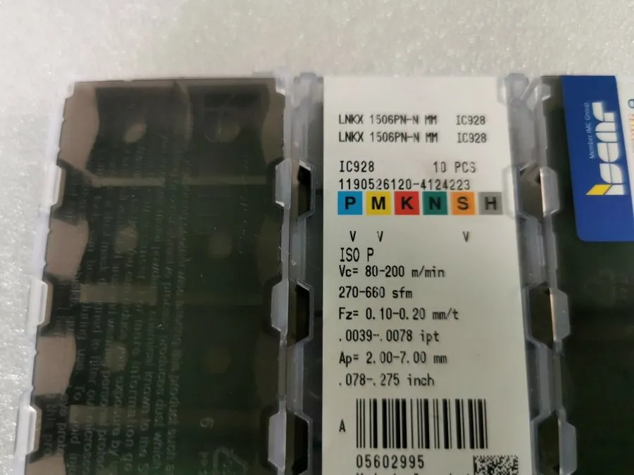 Режущий инструмент Iscar LNKX 1506PN-N PL IC908 Carbide Milling Insert — фото лота 2