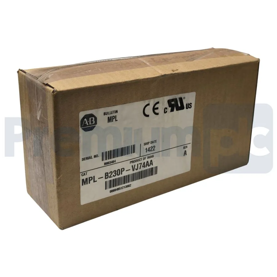 Серводвигатель Allen Bradley MPL-B230P-VJ74AA Servo Motor — фото лота 1