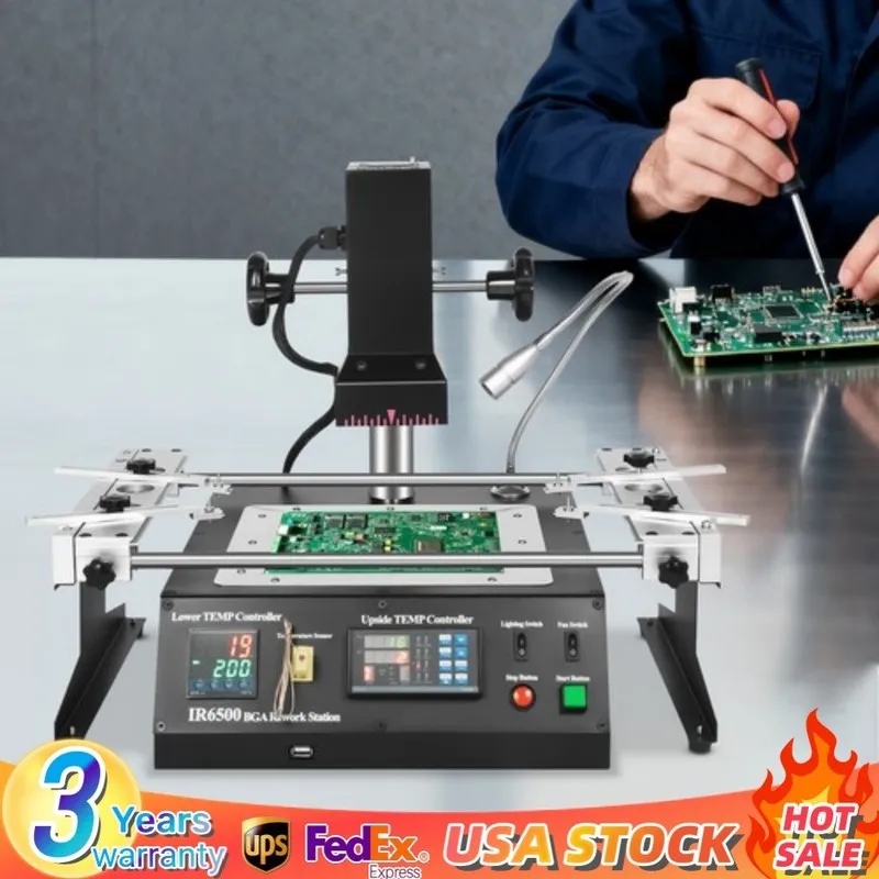 Паяльная станция IR6500 1250W BGA IR Infrared Rework Soldering Station Reflow Re