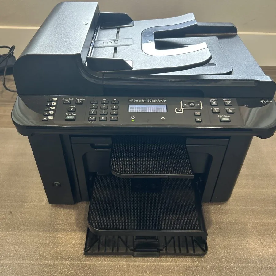 Лазерный принтер HP LaserJet 1536dnf MFP B&W Laser All-In-One Printer (Needs Ton — фото лота 1