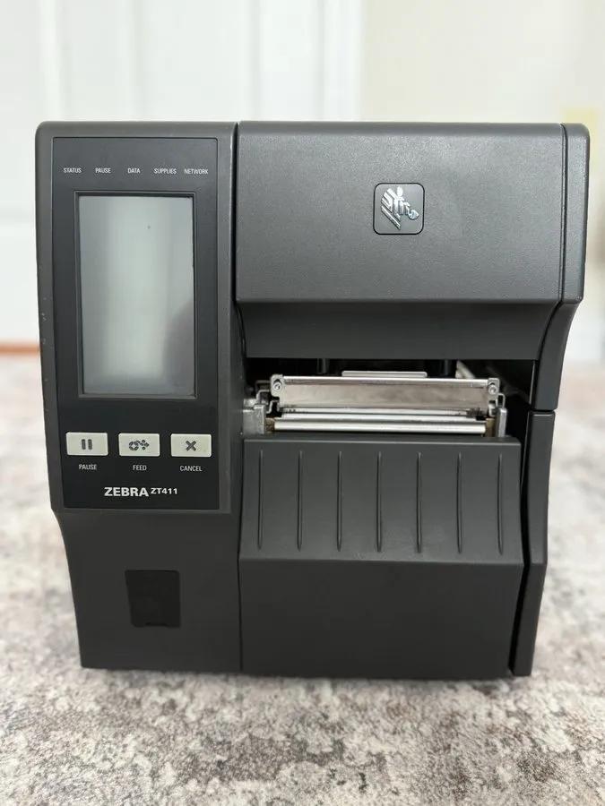 Принтер этикеток Zebra ZT411 Thermal Transfer Label Printer 300 dpi Peel Rewind 