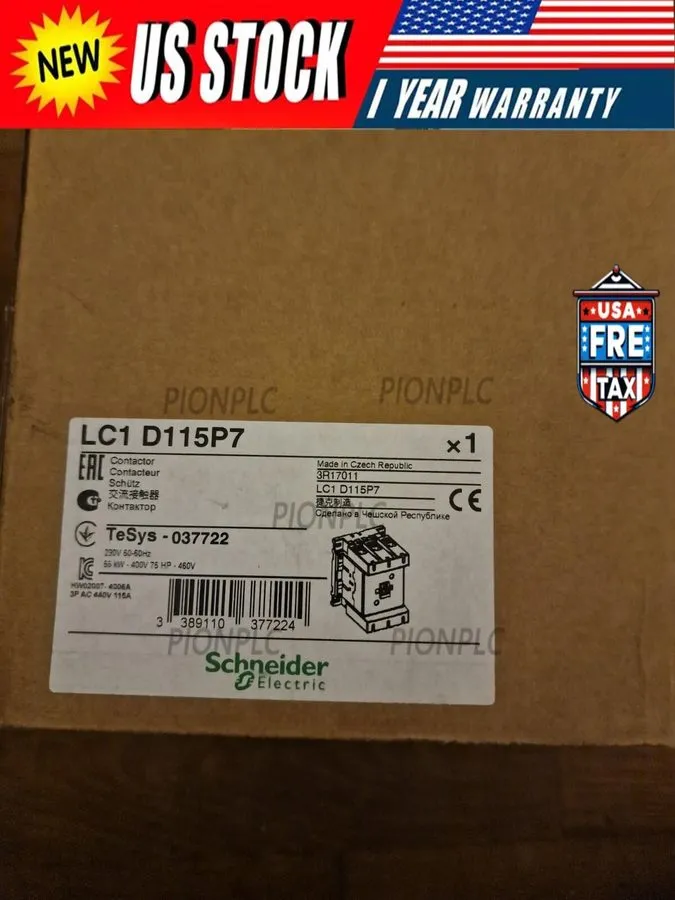 Контактор Schneider Electric Contactor LC1D115P7 / TeSys 037722