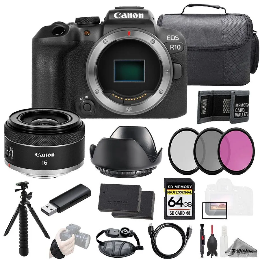 Объектив Canon EOS R8 + RF 24-105mm f/4L IS USM Lens+32GB+Ext Bat+ Filter-Kit