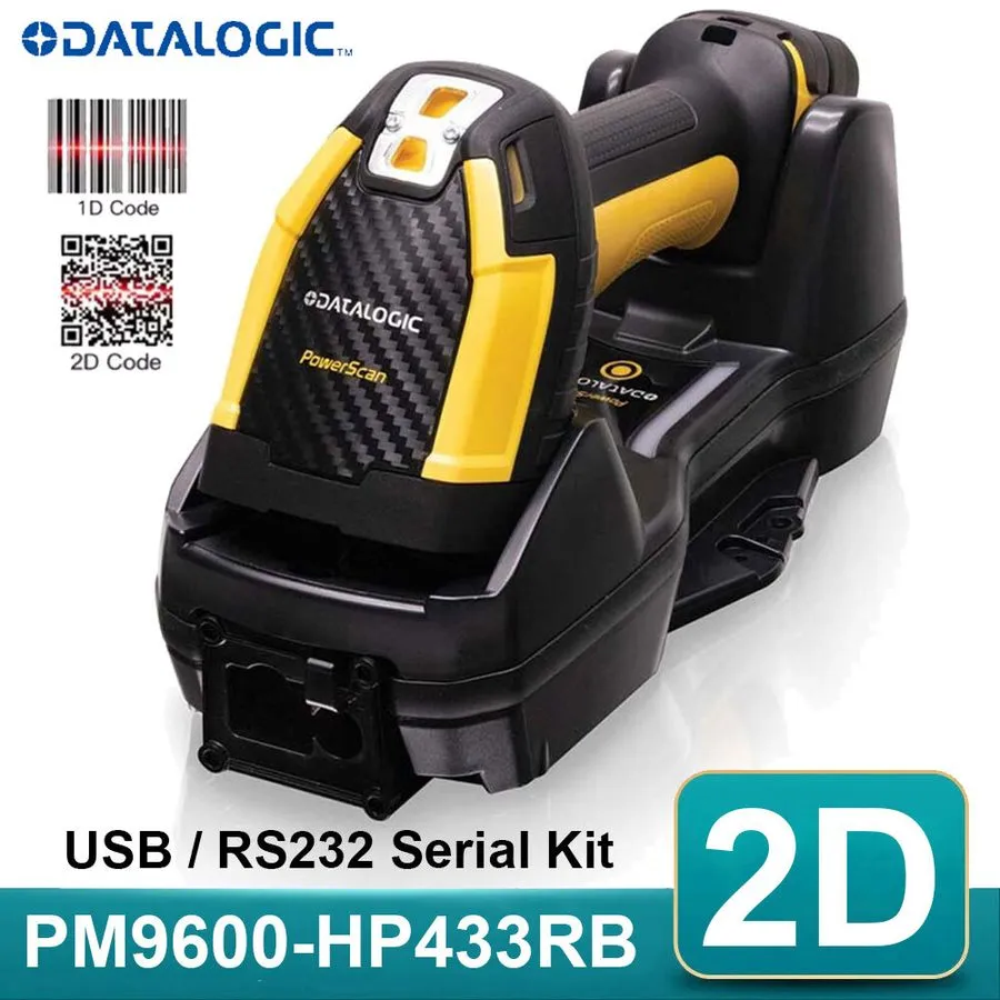Сканер штрих-кода Datalogic PM9600-HP Handheld PowerScan 1D 2D Barcode Scanner I — фото лота 1