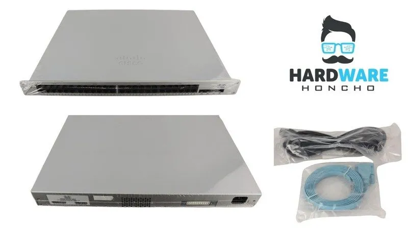 Коммутатор Cisco Meraki MS220-48LP-HW 48-Port Gigabit 370W PoE Switch UNCLAIMED