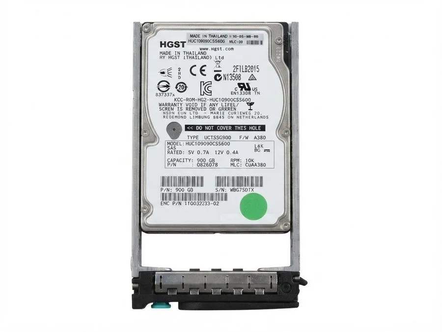 Жёсткий диск EMC 105-000-228 118033233-02 0B26078 HUC109090CSS600 900GB 10K SAS