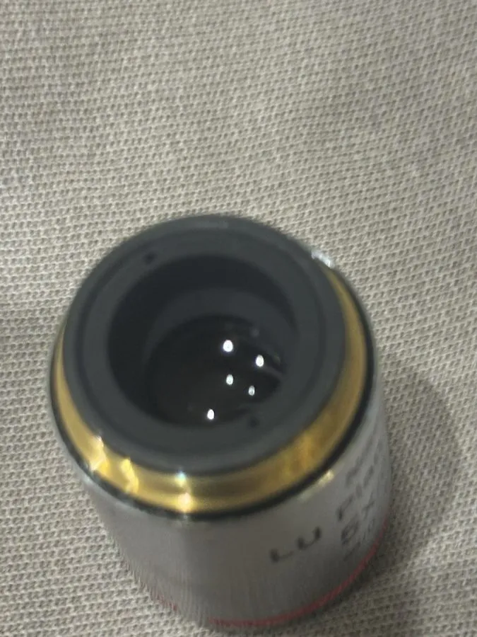 Объектив микроскопа Nikon LU Plan Fluor 5x / 0.15 A ∞/0 EPI WD23.5 Microscope Ob — фото лота 1