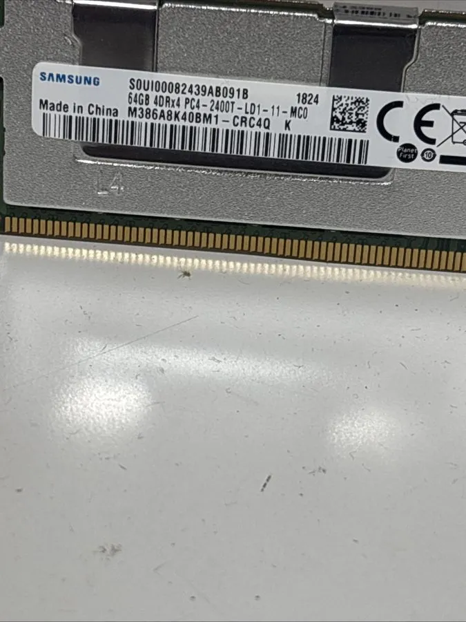 Модуль памяти M386A8K40BM1-CRC SAMSUNG 64GB LRDIMM (PC4-19200T DDR4-2400 4RX4)