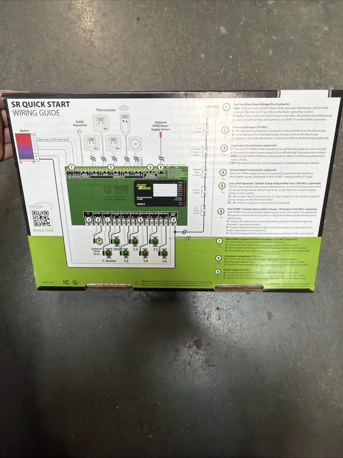 Реле защиты Taco SR504-5 Next Gen 4 Zone Switching Relay w/ Priority Protection,