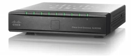 Коммутатор Cisco Small Business Unmanaged (SLM2008PT) 8-Ports Desktop Ethernet S