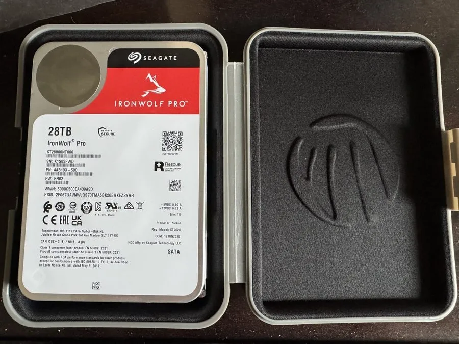 Жёсткий диск Seagate IronWolf Pro 28TB ST28000NT000 NAS HDD 7200RPM CMR Healthy — фото лота 1