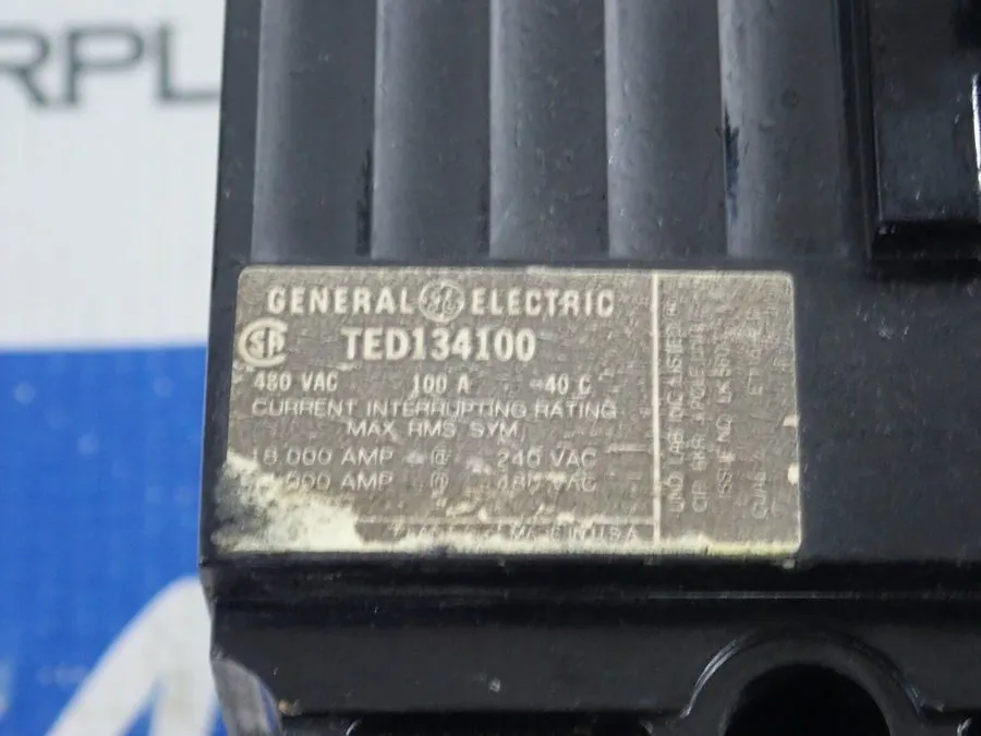 Автоматический выключатель GE Circuit Breaker TED134100WL 100A 3 Pole TED134100 