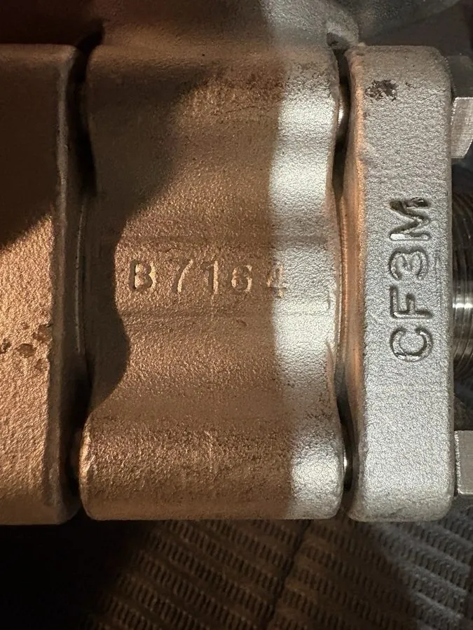 Клапан SVF Flow Controls 1” 316 Stainless Steel Ball Valve L80066SS — фото лота 1