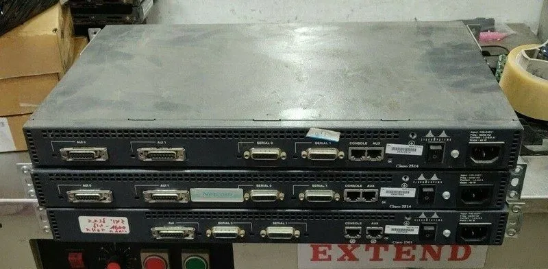 Маршрутизатор 3x CISCO 2500 series Routers 2x 2514 & 1x 2501 Routers see SH VER