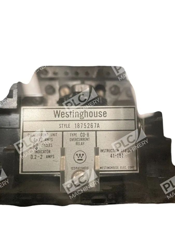 Реле защиты GUARANTEED! WESTINGHOUSE OVERCURRENT PROTECTION RELAY 1875267A — фото лота 1
