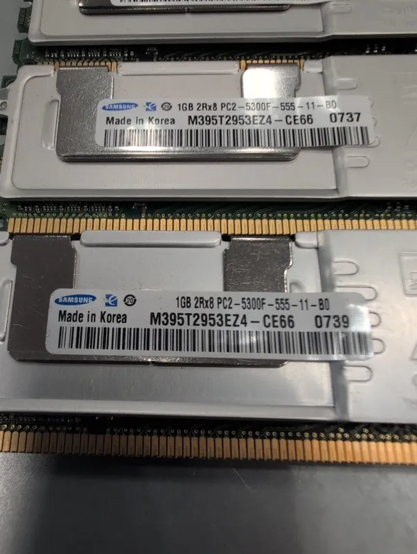 Модуль памяти Samsung 1GB DDR2-667 PC2-5300F 2Rx8 ECC FBDIMM M395T2953EZ4-CE66