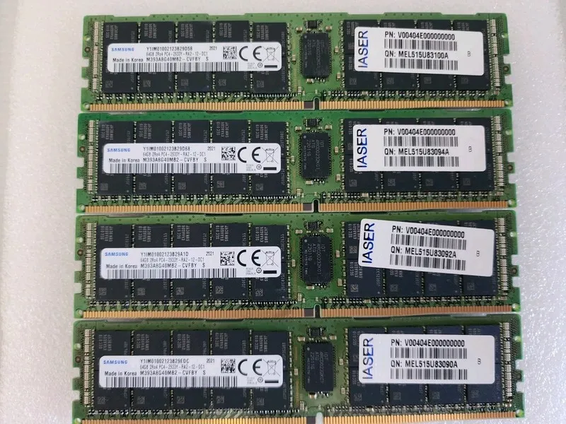 Модуль памяти Samsung 64GB DDR4-2933 ECC RDIMM Server RAM 2Rx4 M393A8G40MB2-CVFB