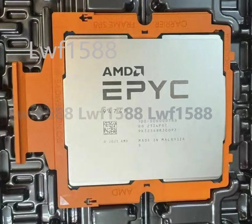 Процессор AMD EPYC Genoa 9474f CPU processor 3.6GHz 48 core 96 thread SP5 320-40