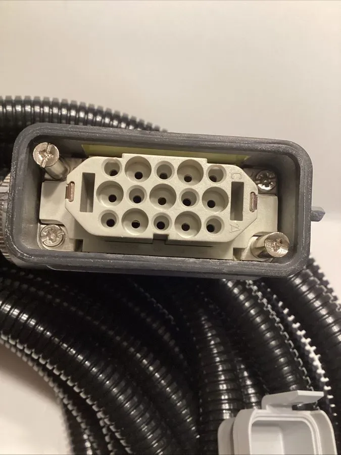 Разъём Amphenol D15-A10T Connector Plus Approximately (35 ‘ + ) With Whip & 6 Wi — фото лота 2