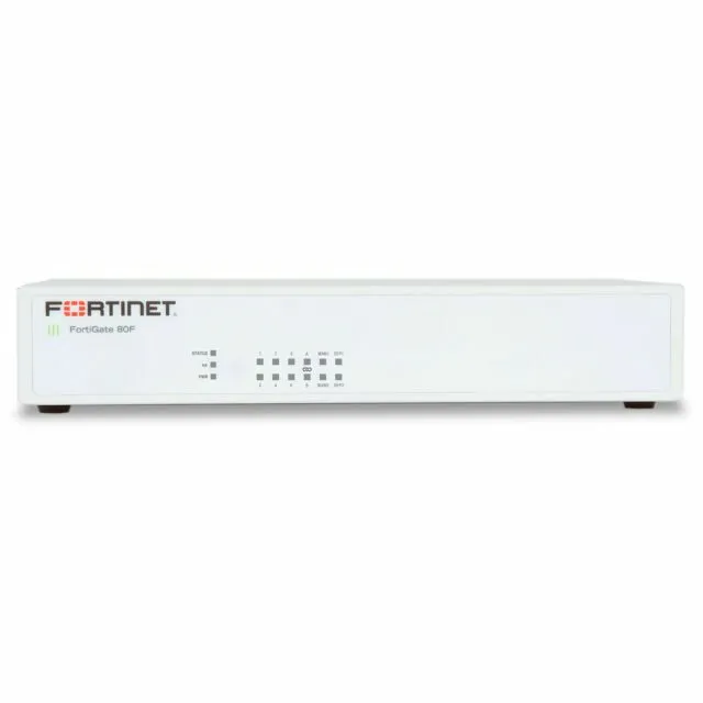 Межсетевой экран Fortinet FortiGate 80F FG-80F Firewall Security Appliance 10x G