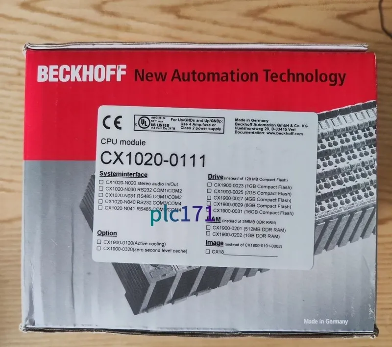 CX1020-0111 BECKHOFF servo driver