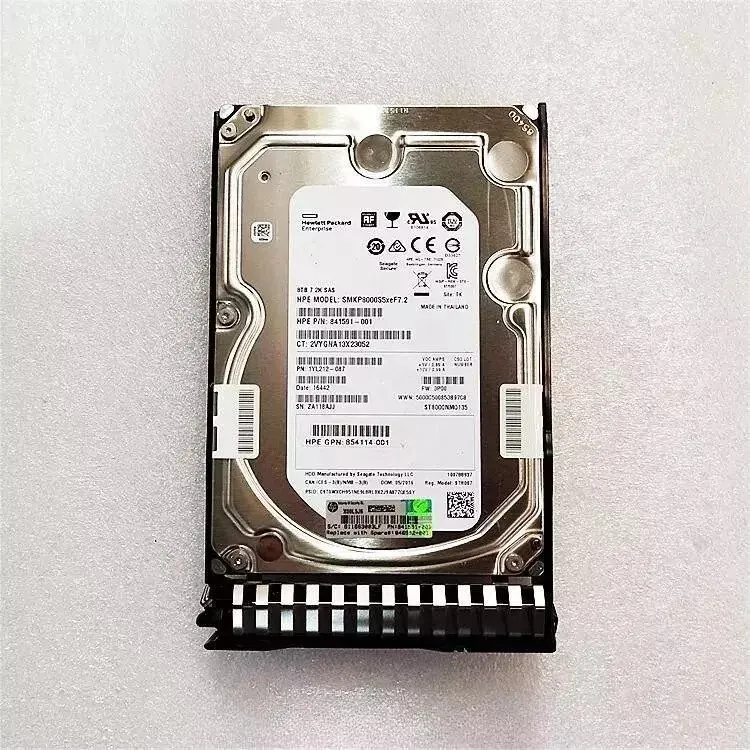 Жёсткий диск HPE 841590-001 8TB SAS 3Par K9B44B 8000 8200 7.2K RPM 3.5 LFF Hard 