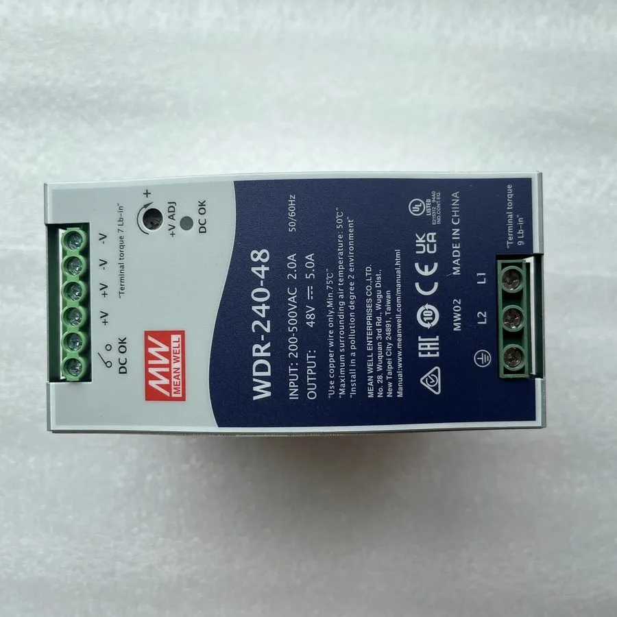 Блок питания WDR-240-48 Single Output Industrial Power Supply 240W 48V DIN Rail