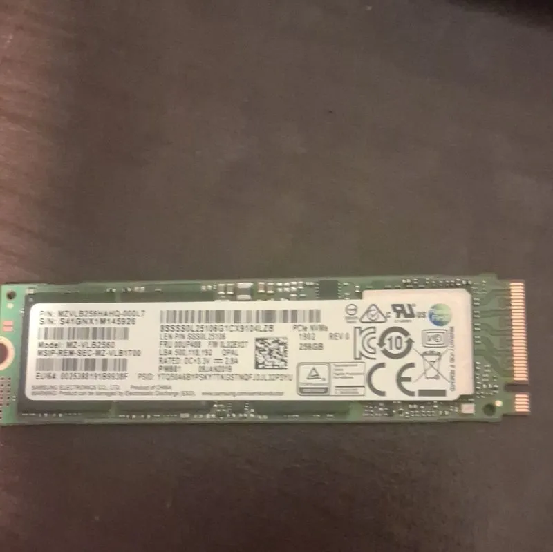 SSD-накопитель 512GB NVMe PCIe M.2 2280 SSD Samsung PM981 94% 97% Health — фото лота 2