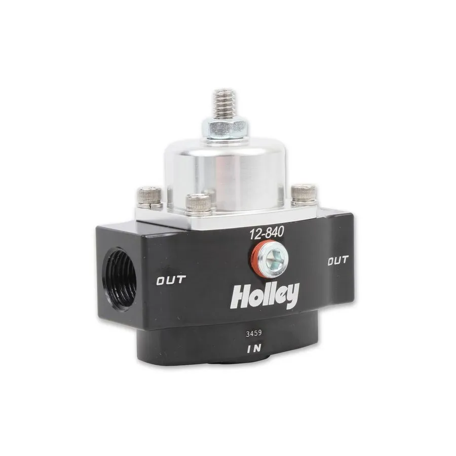 Трубопроводная арматура Holley 12-840 HP Billet Carbureted Fuel Pressure Regulat — фото лота 2