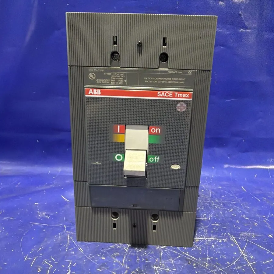 Коммутатор SACET5L-D600 570 Amp ABB SACE Tmax 600V 3P 200kA Bolt-On Molded Case  — фото лота 2