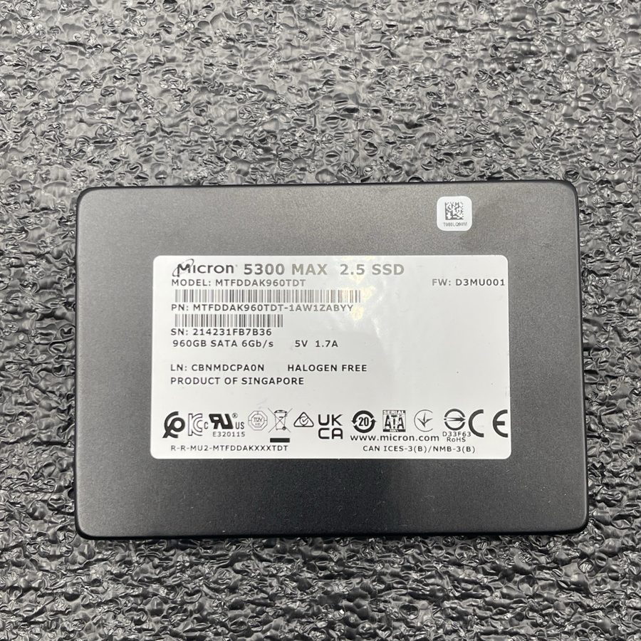 SSD-накопитель MICRON 5300 960GB 2.5" SATA SSD MTFDDAK960TDT Lenovo 4XB7A17089 1