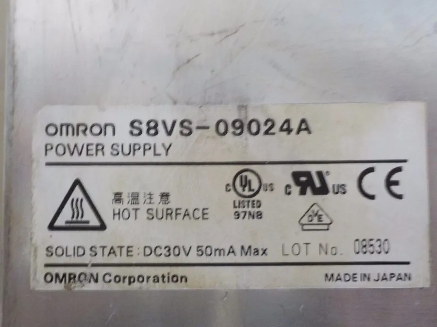 Блок питания Omron S8VS-09024A 90W 24VDC 3.75A DIN Rail Power Supply