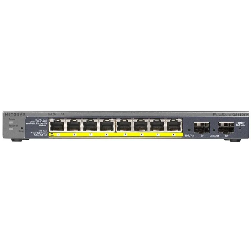 Коммутатор NETGEAR ProSafe GS110TP Ethernet Switch