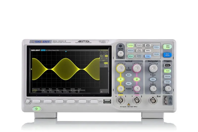 Осциллограф Siglent Technologies SDS1202X-E 200 mhz Digital Oscilloscope 2 Chann