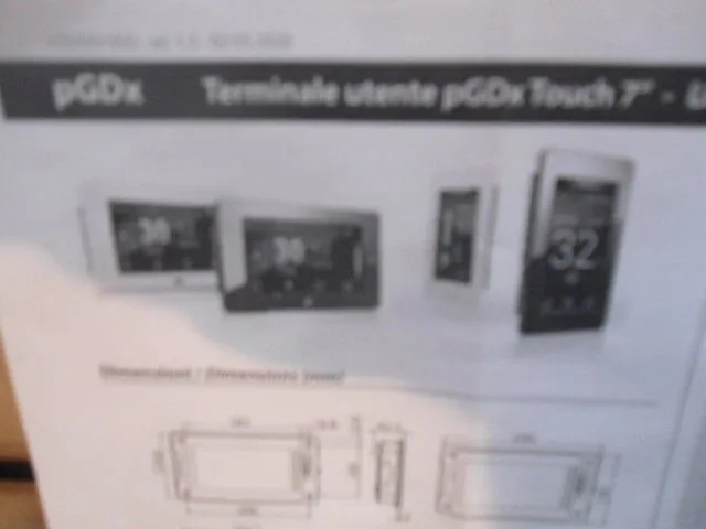 Климатическое оборудование CAREL PGR07000TCDCDBO 7-inch touch screen environment — фото лота 2