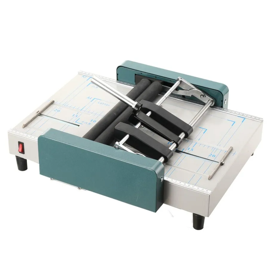 Фальцевальная машина Automatic Folding Binding Machine Manual Booklet Paper Fold — фото лота 1