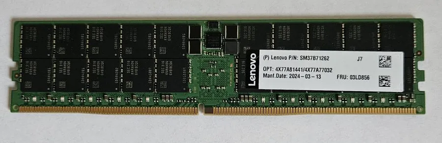 Модуль памяти 64GB 2Rx4 Samsung PC5-4800B M321R8GA0BB0-CQK | DDR5 4800 RDIMM | L