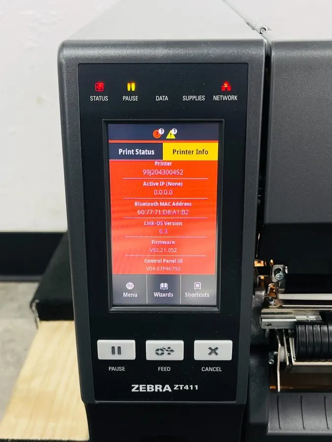 Принтер этикеток Zebra ZT411 Thermal Transfer Label Printer 300 DPI Peel ZT41143