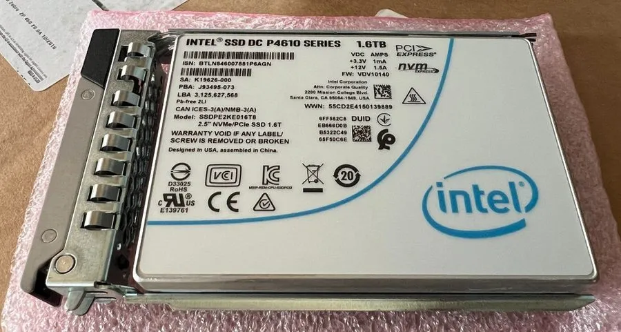 SSD-накопитель Intel DC P4610 1.6TB 2.5" NVMe U.2 SSD SSDPE2KE016T8 Enterprise S
