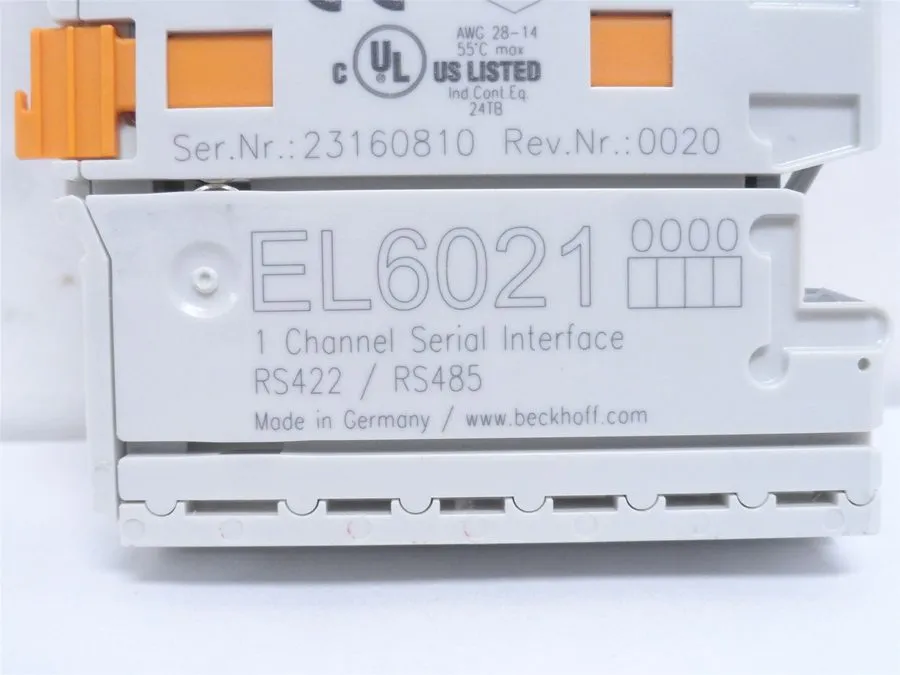 Модуль ввода-вывода 252049 Old-Stock; Beckhoff EL6021 Serial Interface RS422/RS4